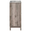 Armoire à vin en acacia patiné avec 2 portes