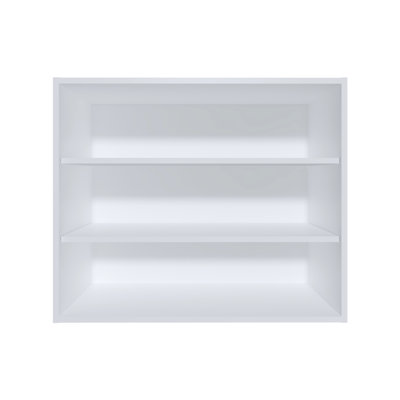 Armoire murale à 3 tablettes Garage, blanche - Utile dans la chambre à coucher, le bureau, le salon et la chambre à coucher de 36 po de largeur également pour la chambre, avec des tablettes spacieuses