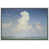 White Floater Framed