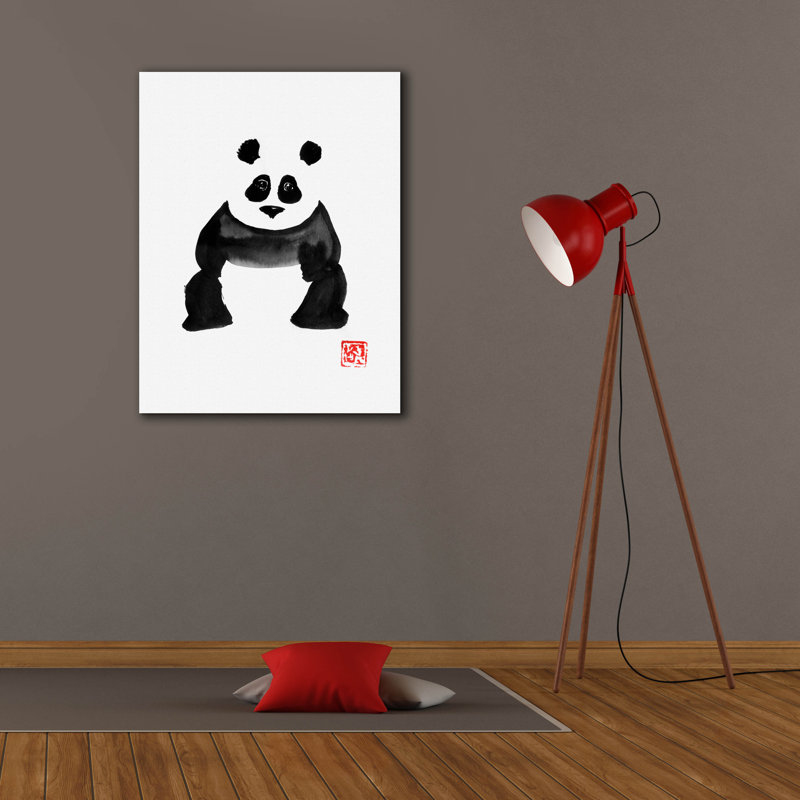 «Funny Manda» par Pechane, art mural sur toile, H 34 po x l 26 po x P 1,5 po