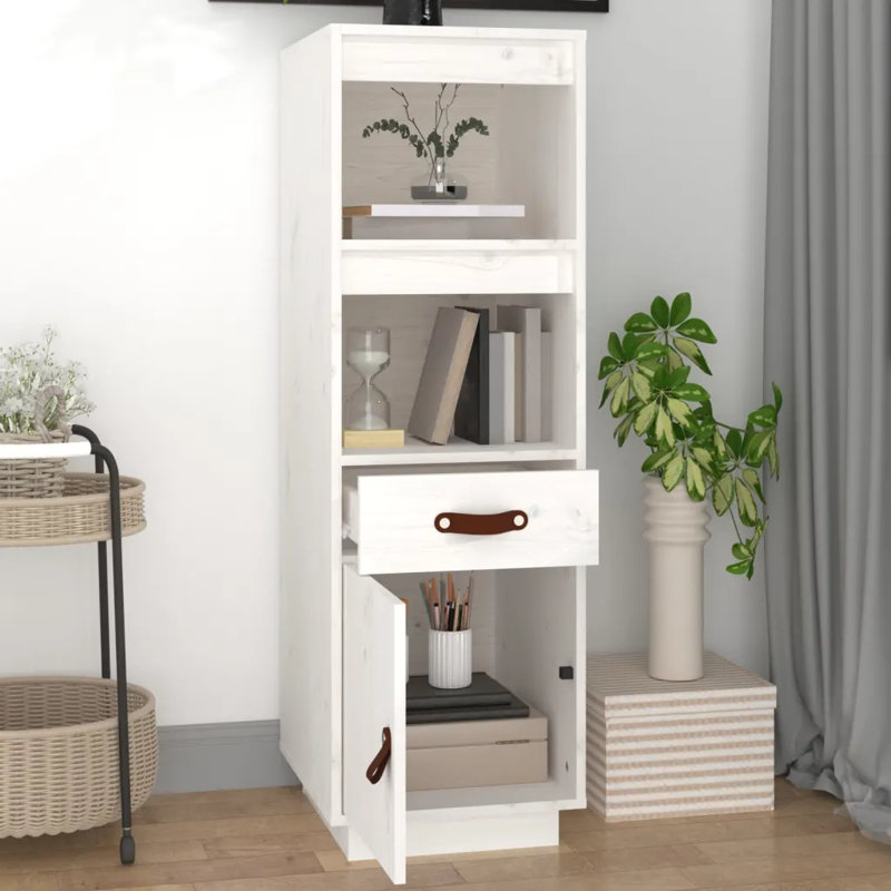 Lily-Anya 34cm Solid Wood Sideboard, White