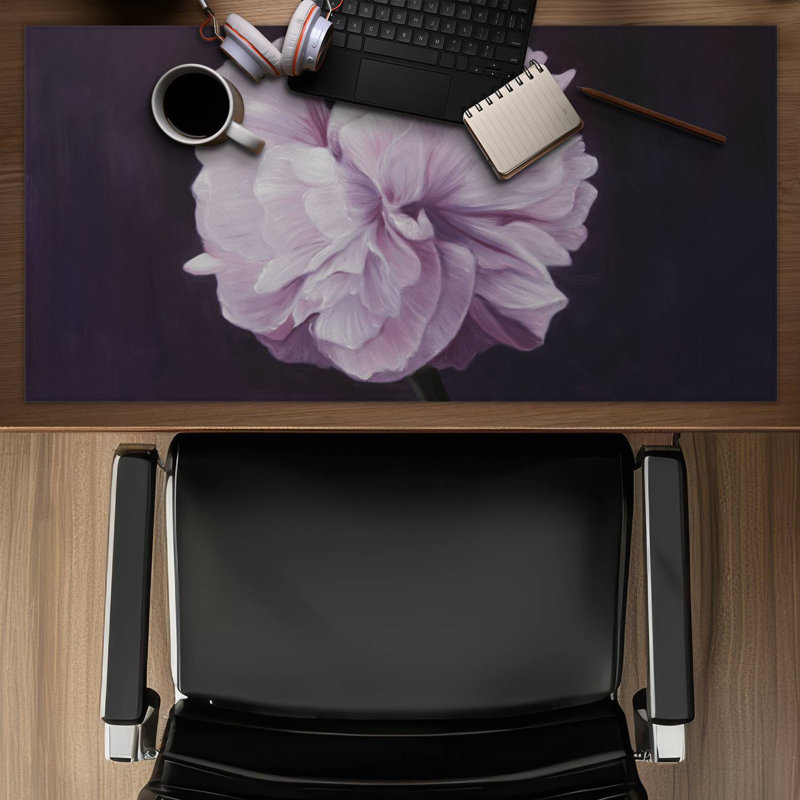 Beautiful purple flower - 15.75"x31.50" Desk mat