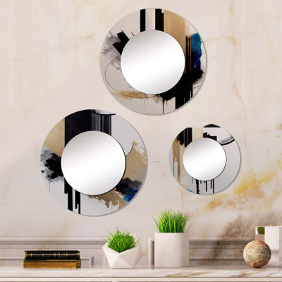 Duana Metal Round Mirror