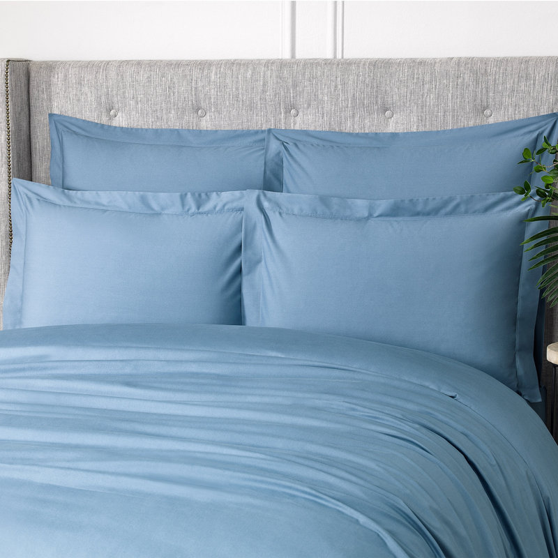 Royal Sateen Fitted Sheet, Full Fitted Sheet, Blue
