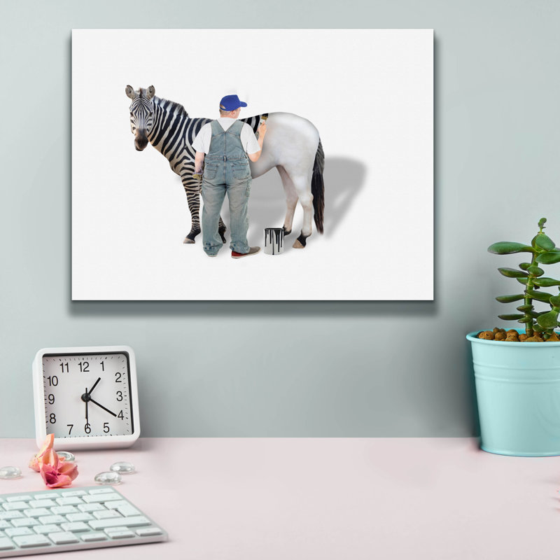  «Différentes rayures» par John Hovenstine, art mural sur toile, 16 po x 12 po, H 12 po x l 16 po