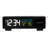 Modern & Contemporary Digital Battery/plugged-in Tabletop Clock with Alarm in Black