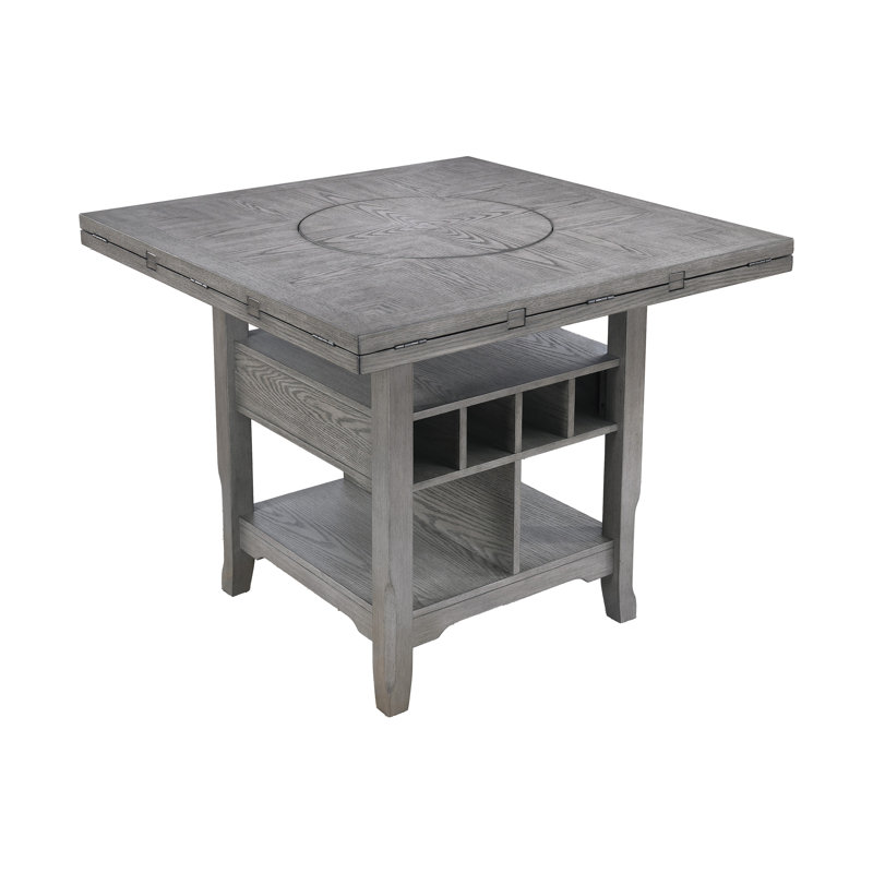 60.4" W COUNTER HEIGHT TABLE, GRAY, Gray