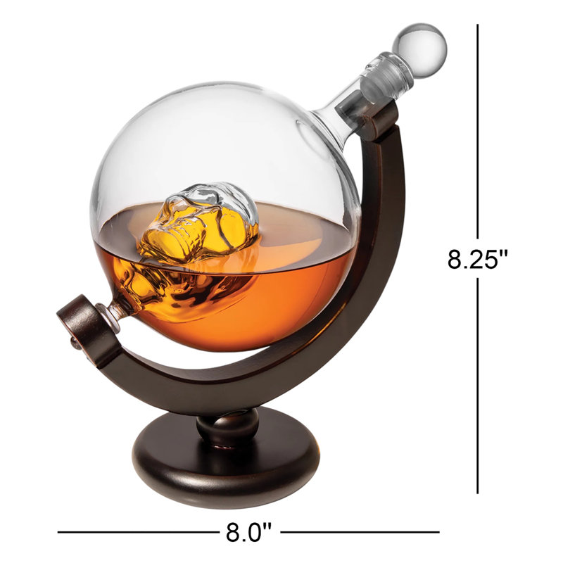 Carafe à décanter Skull Whiskey