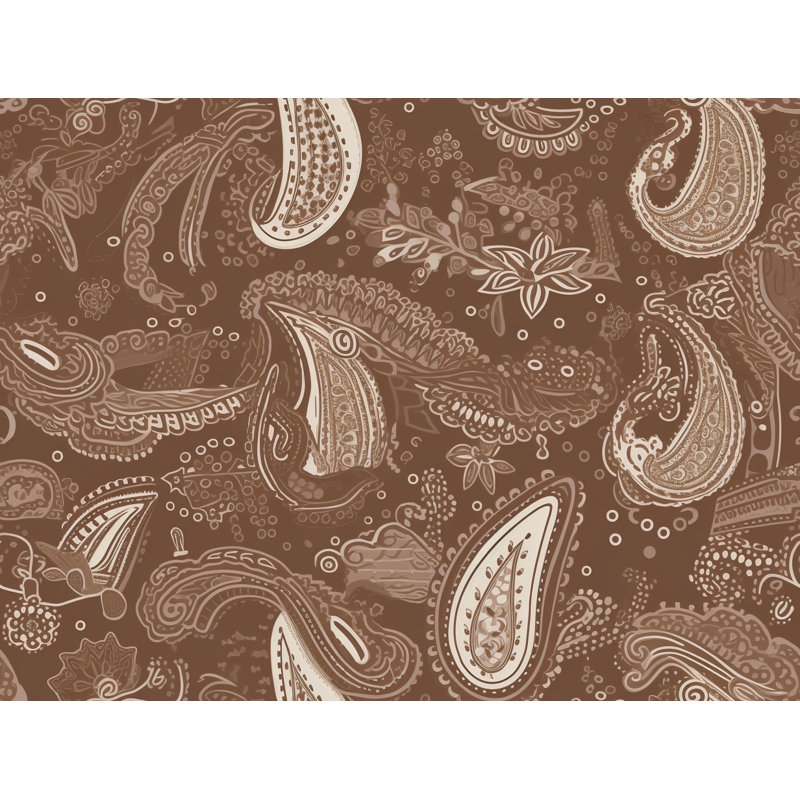 Paisley Throw Blanket, 51" W x 60" L