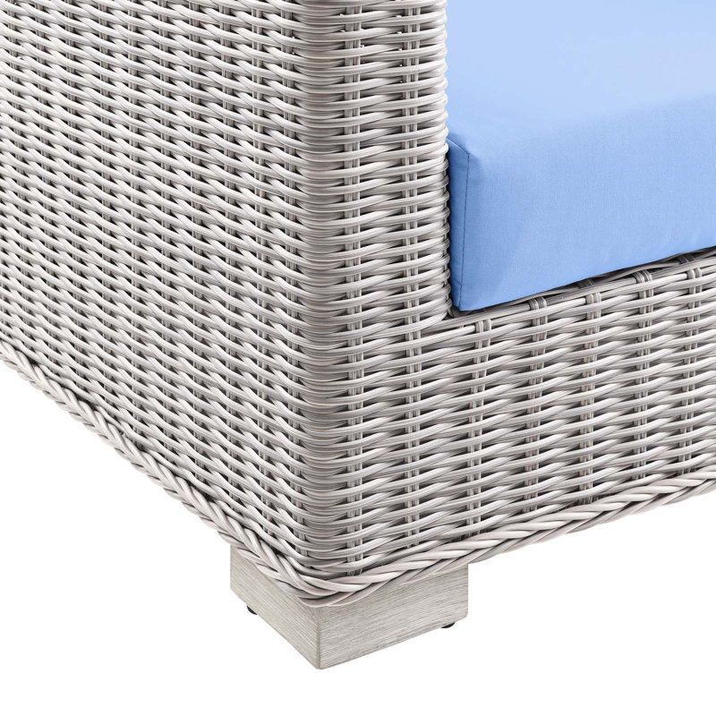 Fauteuil Modway Conway, Bleu clair