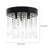 Keantay 11.81" Modern Flush Mount Crystal Ceiling Light-1574524864
