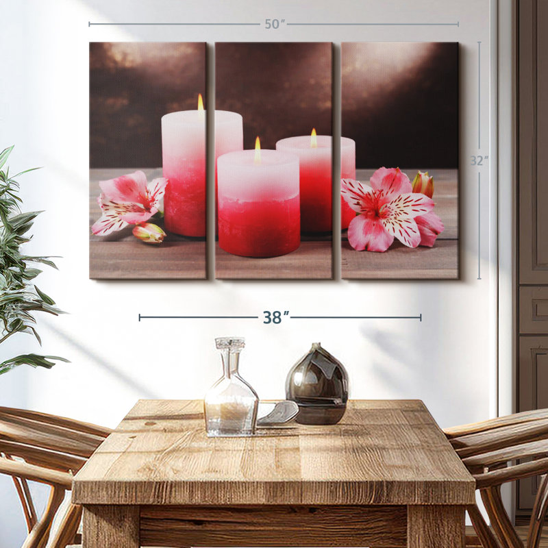 Impression sur toile Spa Spa, H 32 po x l 50 po x P 1,25 po