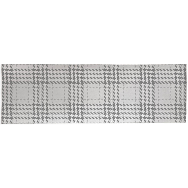 Christopher Plaid Non-Slip Outdoor Rug, Runner 2'6" x 8'
