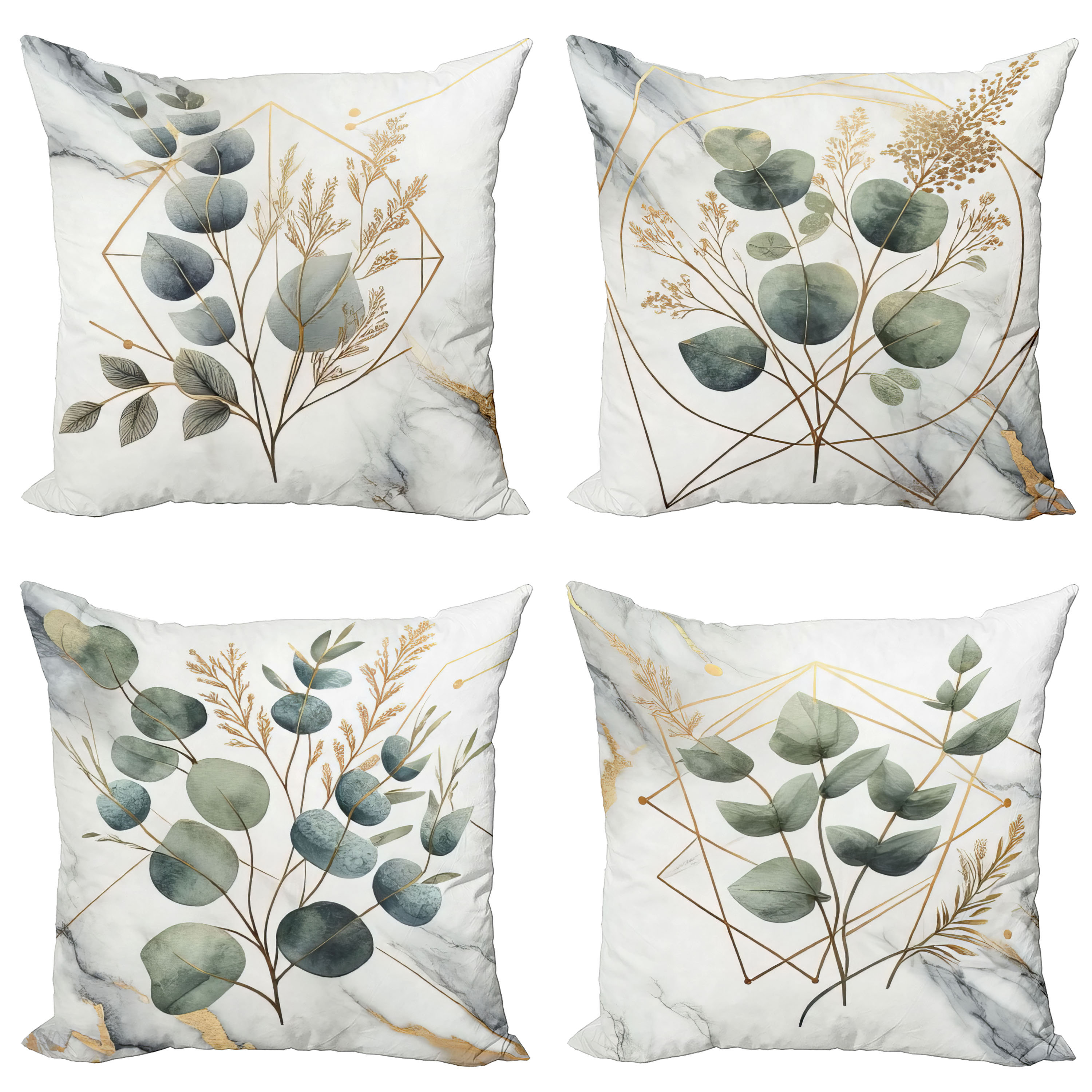 Ambesonne Blue Grey Sand Brown Indoor/Outdoor Pillow Cover Wayfair - Main Image