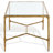 Terenna Metal And Glass Coffee Table-1127427344