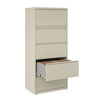 30'' Wide 5 -Drawer Steel File Cabinet