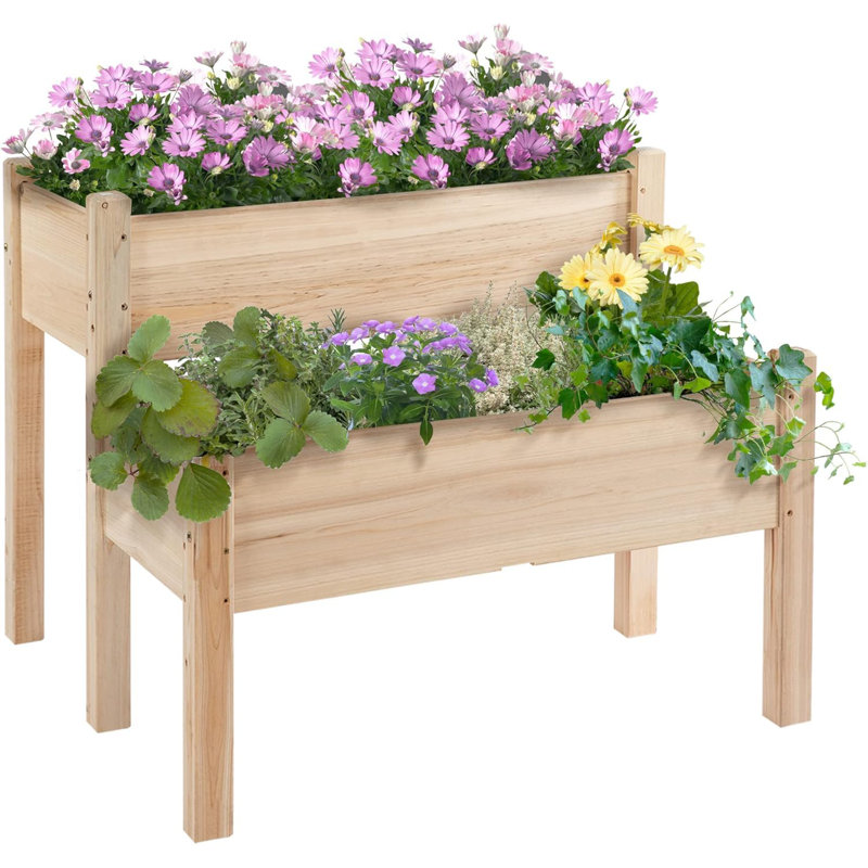 Wood Raised Garden Bed