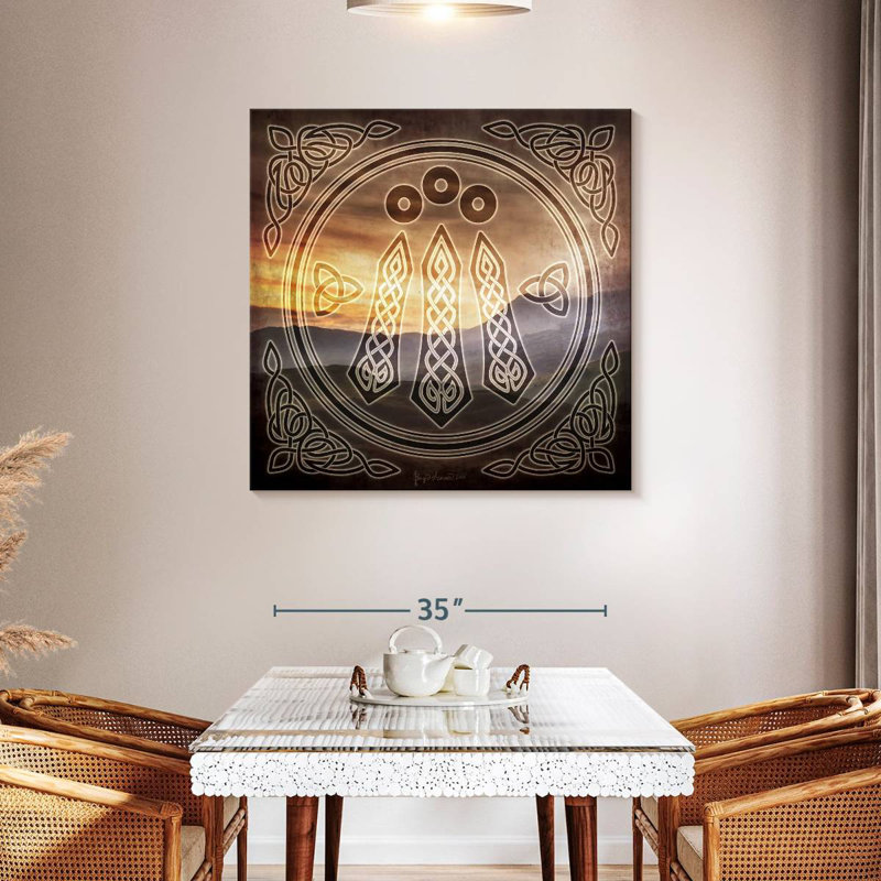 Celtic Awen, 39" H x 39" W