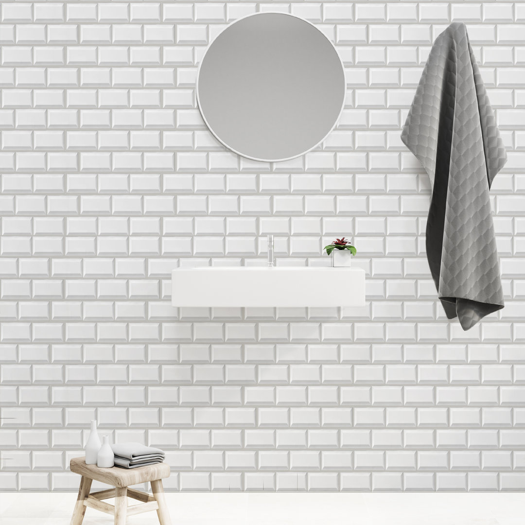 10Pcs Self-Adhesive Wall Tile Stickers