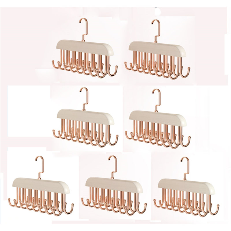 Solid Wood Multi-Functional Clothes Hanger, 3