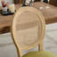 Chaise de salle à manger en bois massif style français, ensemble de 2-197670445