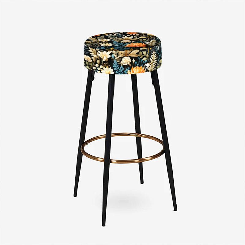 Ensemble de 2 tabourets de bar Cottage Floral