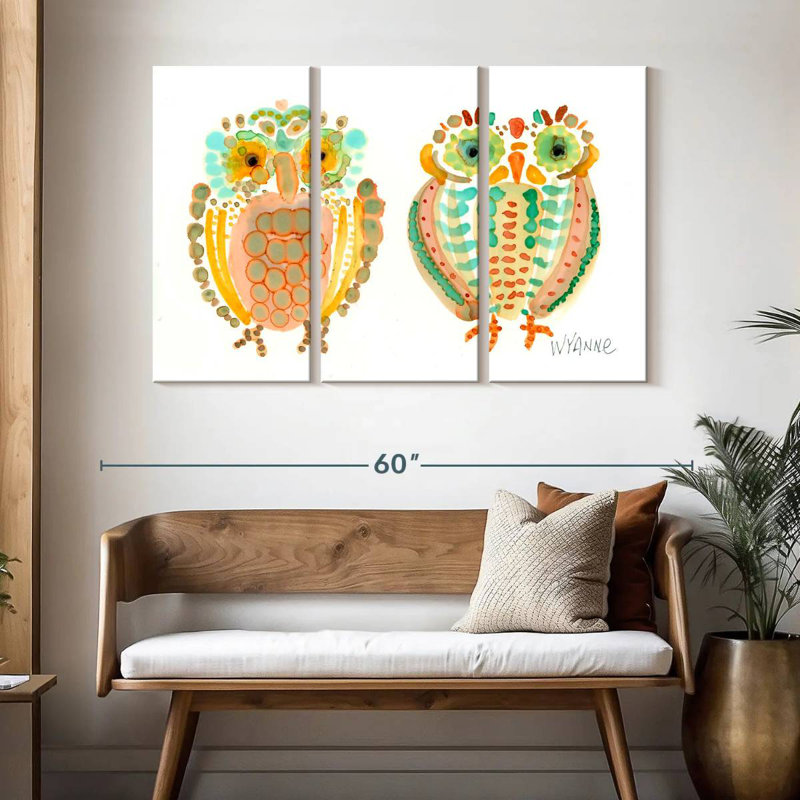 Ashelle Wise Owls, H 32 po x l 50 po