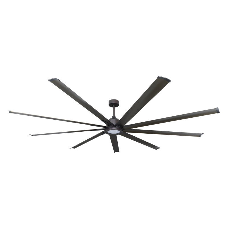 Liberator Wifi 96 po Ventilateur de plafond intérieur / extérieur bronze huilé et lumière DEL avec télécommande, Bronze huilé