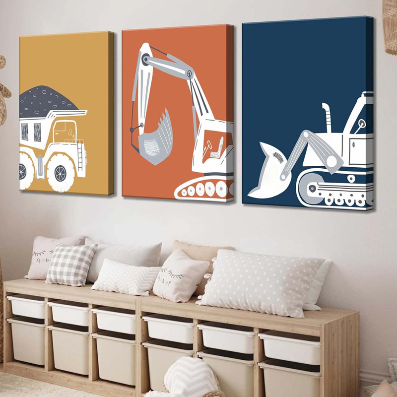 3 Piece Wrapped Canvas Print, 40 cm H x 30 cm W