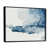 Toile avec cadre flottant noir