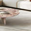 Table basse en marbre naturel vert, petite table, table de salon, pierre naturelle, ¨27,6 H12,6 pouces / 7070 H32 cm, marbre véritable, marbre véritable-362036708-362036711