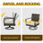 Patio Swivel Dining Chairs Set With Cushions-349376860