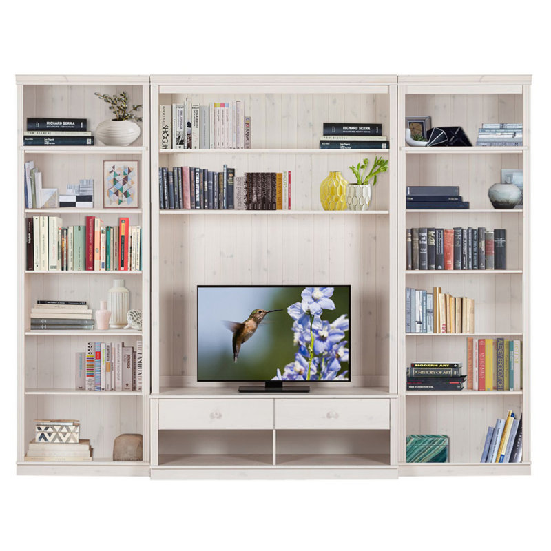 Delmonta Unfinished Entertainment Centre for TVs up to 55", White