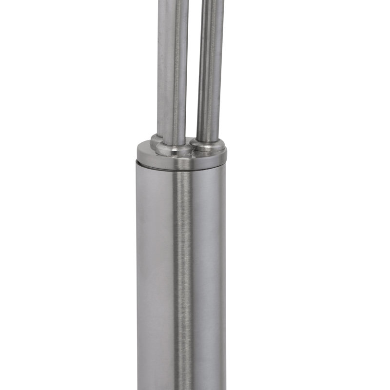 Aciel 178Cm 3-light Silver Arched/Arc Floor Lamp