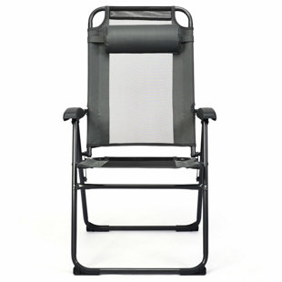 Chaise de plage pliante ajustable pour patio (Ensemble de 2)