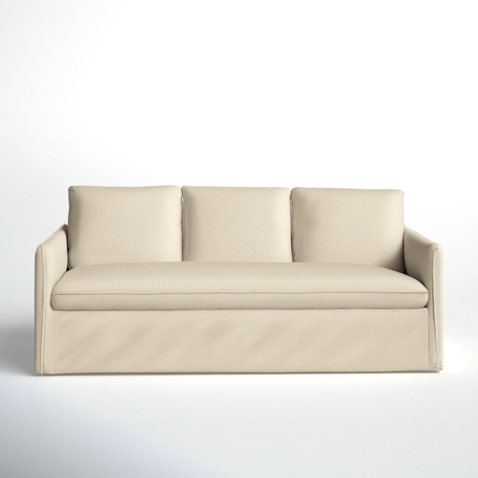 Bellatrix 83'' Sofa, Davis Pearl Performance Bouclé