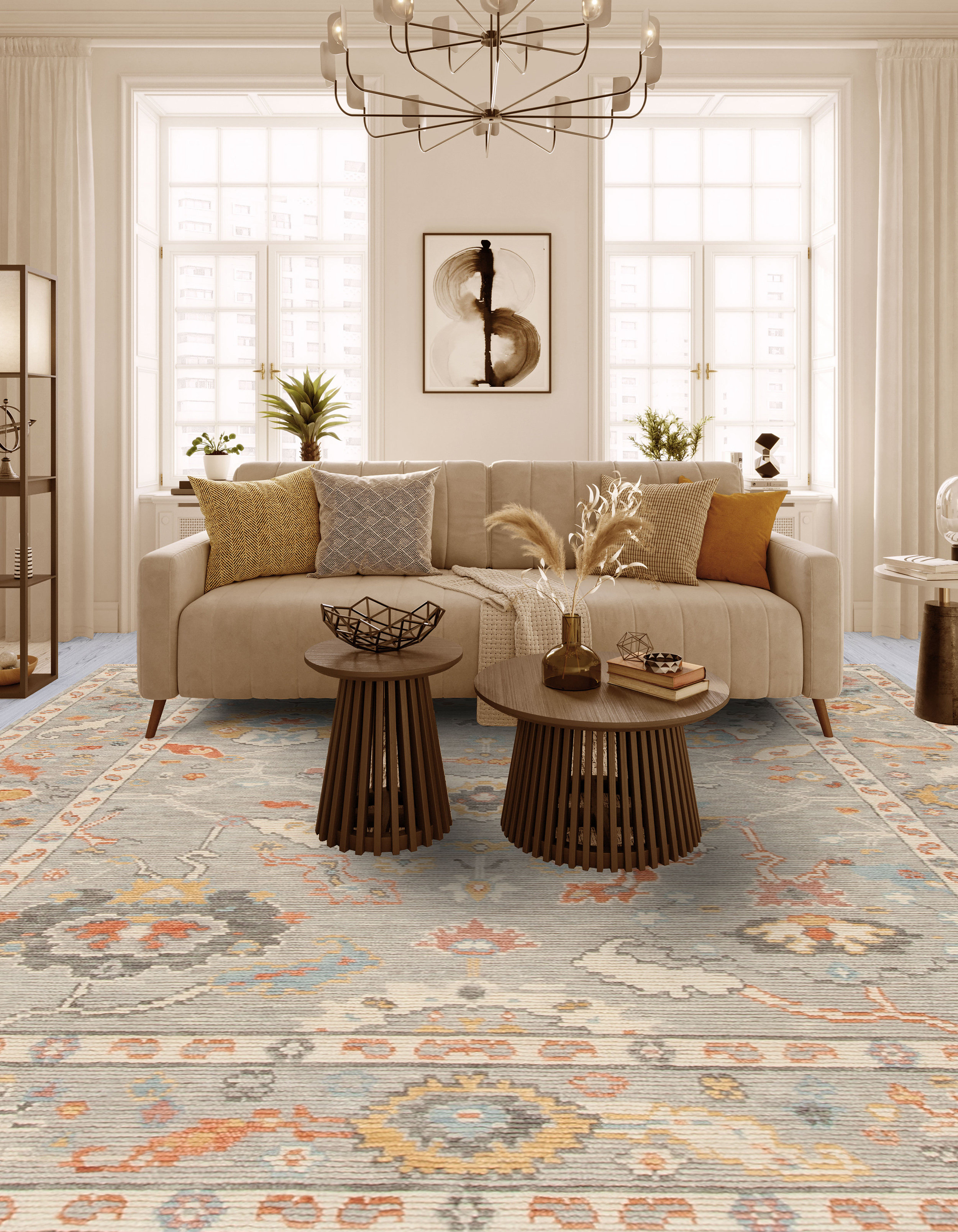 Samad Rugs Cascade Oriental Kitchen Mat | Wayfair