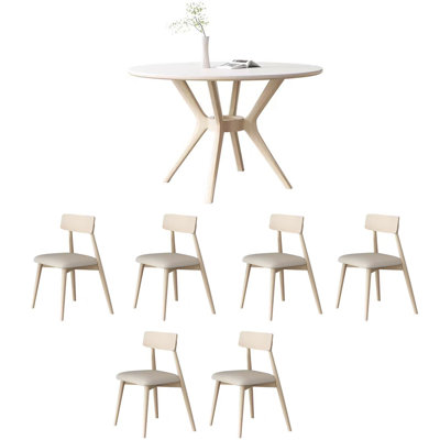 Combinaison de table et de chaise simplifiée