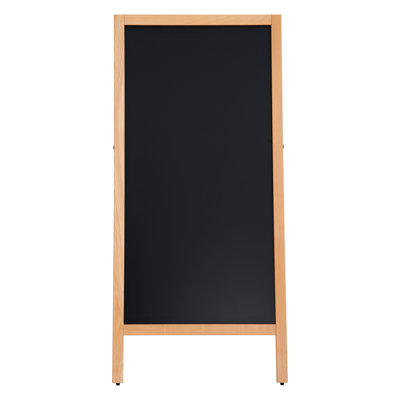 Porte-affiche publicitaire en craie de bois