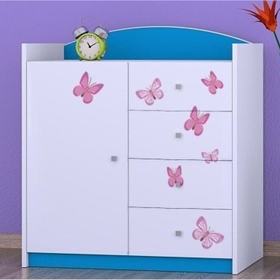 Nicoletti Kids 4 - Drawer Combo Dresser