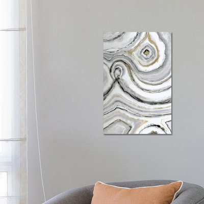 Shades Of Grey I by Liz Jardine - Wrapped Canvas Print