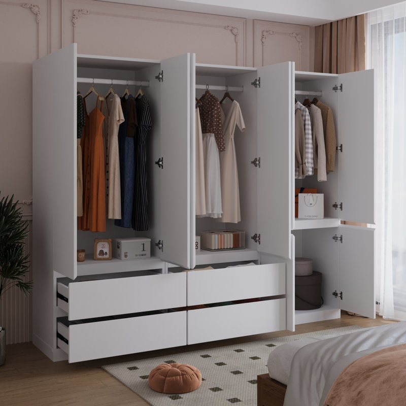 Grande armoire autoportante avec 6 portes