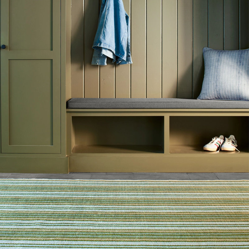 Caravan Stripe Multi Machine Washable Rug, Rectangle 3' x 5'