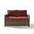 55'' Wide Metal Loveseat with Cushions-795724438-767976323