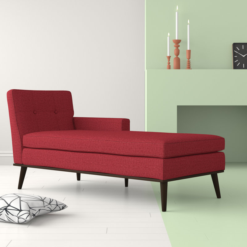 Chaise longue Endicott, Rouge