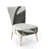Floral Gray Polyester Blend 2 selected