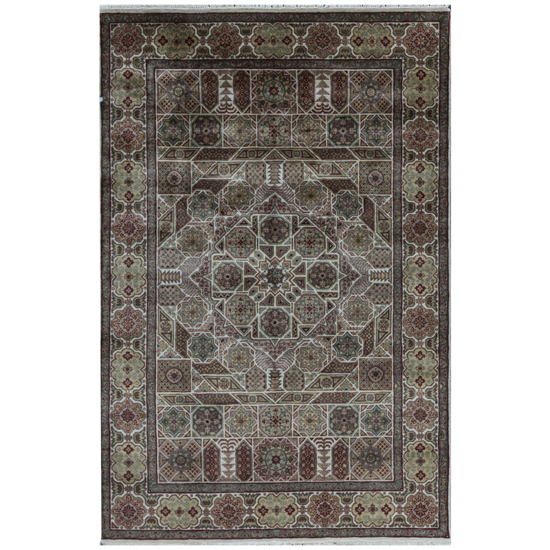 Wool Oriental Area Rug, Rectangle 8'1" x 10'2"