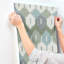 Abilene Apricot Ikat Wallpaper-1740899940