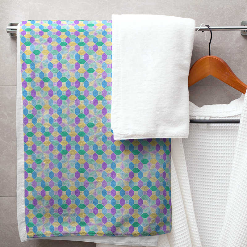 Serviette de bain vitrail, Pastel