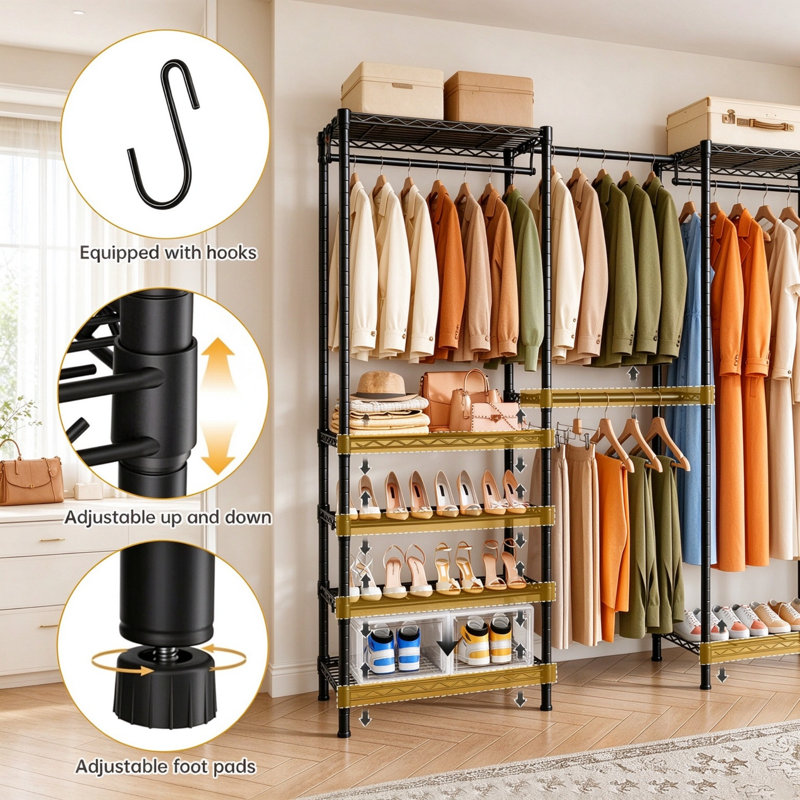 220 cm Clothes Rack